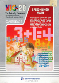 Speed Math & Bingo Math Vic-20 US box art